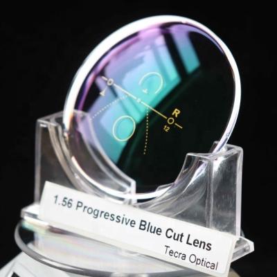 China Progressive 1.56 Progressive Blue Cut AR Coating Optical Lens For Goggles for sale