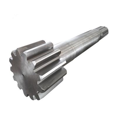 China Custom Large Module Dragline Excavator Custom Large Module Spur Gear Shaft Mining Dragline Excavator Forged Transmission Parts Spur Gear Shaft for sale