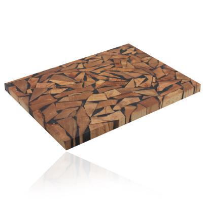 China Wholesale Modern Kitchen Exotic High Quality Large Round Wooden Walnut Sublimation Cutting Plate Meat Wooden Cutting Board for sale