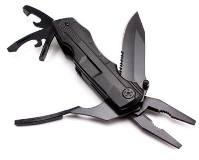 China Multifunctional Portable Black Mini Small 11 in Tool Knife Multifunctional Pliers for sale