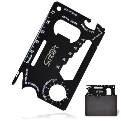 China Chain EDC Credit Card Tool Survival Pocket Tool Main Multi Function Multi Function Card for sale