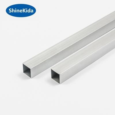 China Aluminum Pipe Profile Constructure Square Pipes Tubes 25*25mm for sale