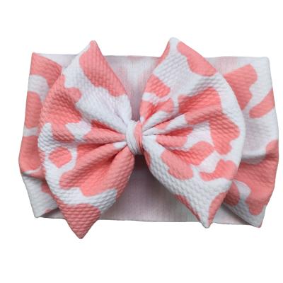 China Fashion LZ2020 New Fashion Casual Wholesale Girl's Headband Headband Ball Cloth Printed BowHeadband For Baby Flower Headband for sale