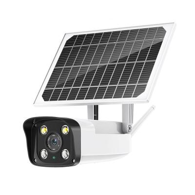 China NIGHT VISION 1080P IP66 Wireless Bullet Outdoor HD Battery Solar Power WIFI Waterproof IP Camera 4G for sale