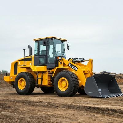 China 5.5 Ton ZL50GN Front Wheel Loader SHANGCHAI Engine 3.2m3 Bucket for sale