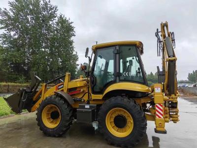 China 388H 4 Wheels Steering 2.5 Ton Backhoe Loader with 6 in 1 Bucket for sale