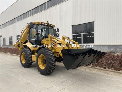 China 2.5 Ton 4x4 Backhoe Loader 388 with Cummins Engine 1m3 Bucket For Sale for sale