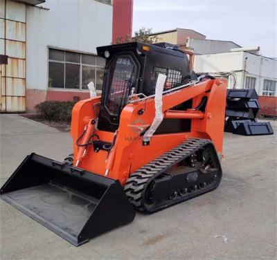 China 75hp Track Skid Steer Loader TS65 With Forest Mulcher, 4 in 1 Bucket for sale