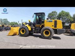 162KW Front Wheel Loader XCMG ZL50GN With 3m3 Rock Bucket To Africa