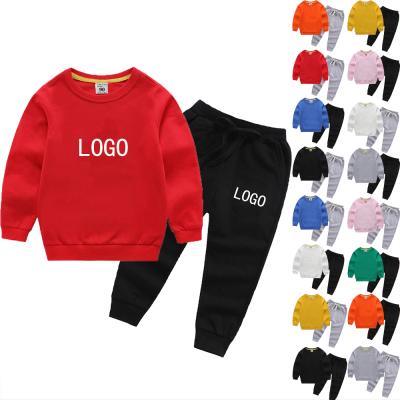 China Boutique Anti-Shrink Kids Clothes Casual Baby Cotton Baby Kids Toddler Clothing Outfits Pants Set For 3-8 Years Old Boy Girl Clothing Set for sale