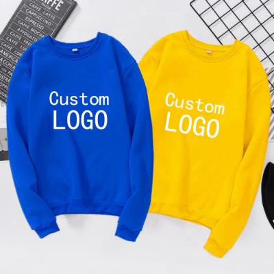 China Viable No Models No Logo Solid Color White Long Sleeve Crewneck Plush Sweater Sweater Factory Price Wholesale for sale