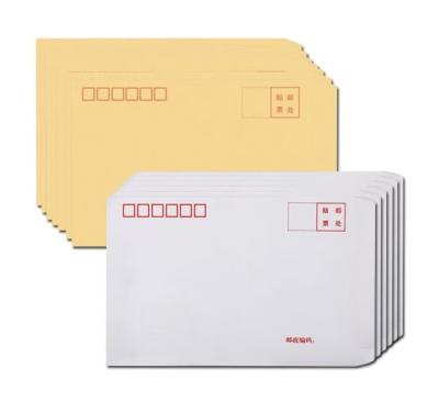 China Mailing letters and cards High quality customized paper business envelope with PVC window mailable offset paper colored envelope for sale