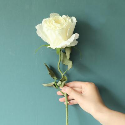 China Home Decoration/Festival/Valentine/Wedding/Simple Finish Rose Flower Home Decoration Rose Flower For Wedding Artificial Flower Decor for sale