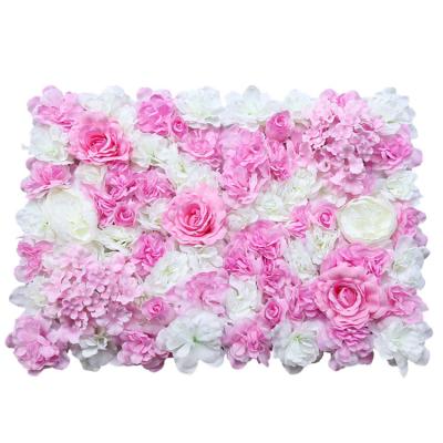 China Home Decoration/Festival/Valentine's Day/Wedding/Zoye Rose And Hydrangea Wedding Backdrop Artificial Flower Wall Backdrop Wedding Decoration Artificial Flower Wall for sale