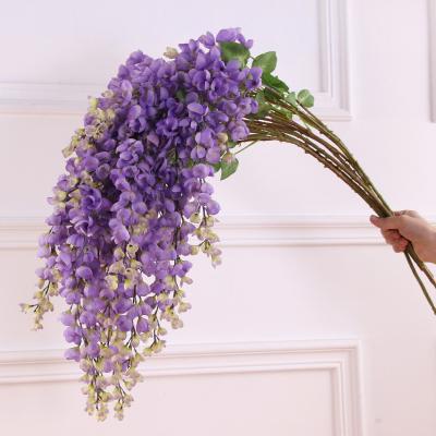 China Home Decoration/Festival/Valentine/Wedding/Wedding Artificial Bean Flower Wall Hanging Flower Decoration Wisteria Finishing Flower for sale