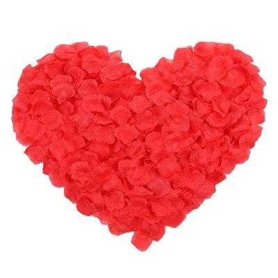 China Home Christmas Party Decorative DIY Rose Petals Wedding Birthday Engagement Decotation 3000pcs Artificial Silk Flower Dried Rose Petals for sale