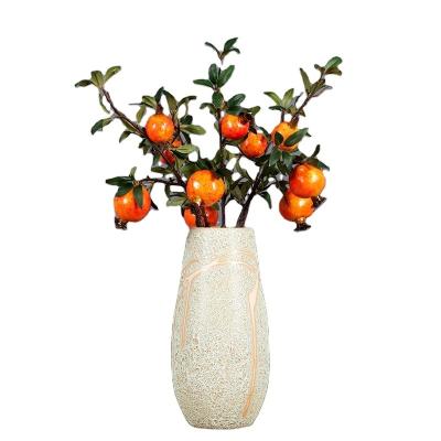 China Home decoration/festival/Valentine's Day/wedding/artificial fruit pomegranate flower branch fruit plant fruit group home decoration artificial pomegranate fruit group for sale