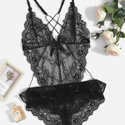 China Antibacterial Lace Hollow Out Bra Solid Black White Plus Size Women Sports Bralette Breathable Underwear Large Plus Size Bras Shein for sale