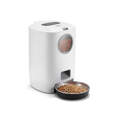 China 2021 New Design Automatic Automatic Chip Pet Feeder With Timer Automatic Pet Food Feeder For Gogs And Cats for sale