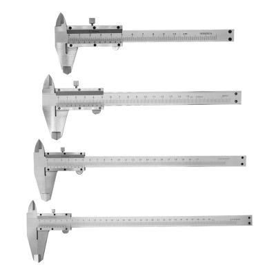 China Vernier Caliper 100mm 150mm 200mm 300mm Carbon Steel Silver Color Original Place Material 2021150 for sale