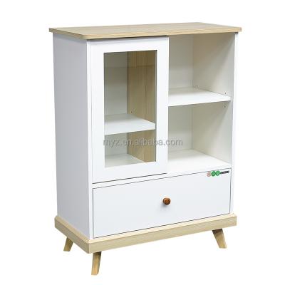 China Wooden Corner Storage Cabinet Convertible Freestanding Design Small Modern Home Living Room for sale