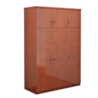 China Hotel Clothes Closet Cabinet Hanger Wardrobe Eco - Friendly Design With Wood for sale