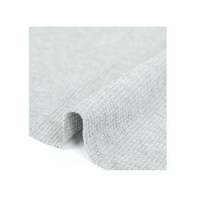 China Custom Resilient 100% Polyester Shrink-Resistant Lounge Set Rib Knit Fabric For Summers for sale