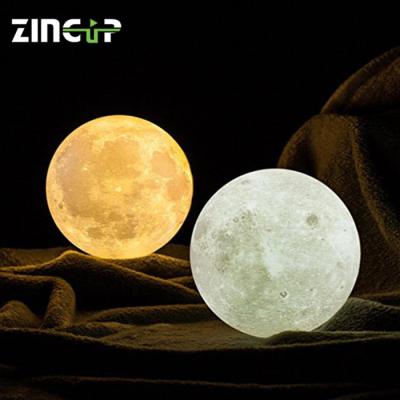 China Night Light Alibaba Led 3D Moon Lamp Lunar Shaped Portable Night Light Led Bulb for sale