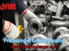 Processing of turbine housing