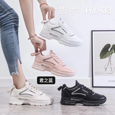 China 2022 New Arrival Women Casual With Platform Fasion Sneakers Ladies Sports Shoes for sale