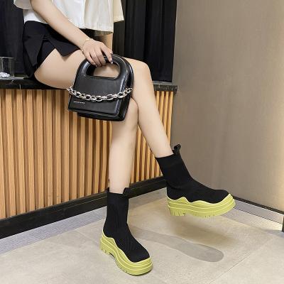 China Other Hot Sale Ladies Chunky Ankle Boots Winter Platform Good Quality New Fashion Shoes Women Boots for sale