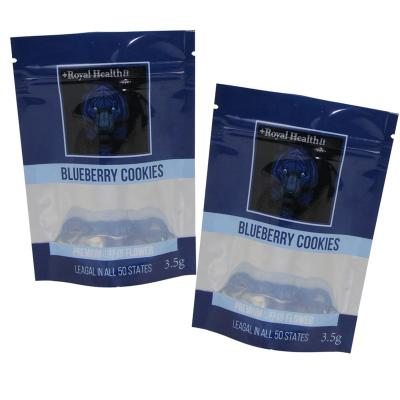 China Low moq recyclable custom printed edible smell proof zipper cookies mylar bags standup food pouches for sale