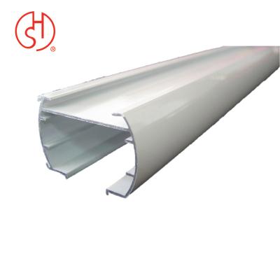 China Low Profile 30 Vertical Headrail 44 x Slat Window Curtain Blind Curved Head Rail for sale