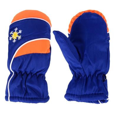 China Ski Gloves Children Thicken Waterproof Winter Sportswear Gloves Boys And Girls Skiing Warming Mittens Customization Kids for sale