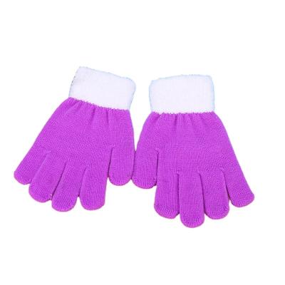 China Soft Kids Warm Gloves Toddler Winter Magic Gloves Babies Knit Glove for sale