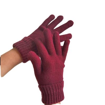 China Wholesale Custom Touch Knitted Acrylic Gloves Magic Gloves In Daily Life In Winter for sale