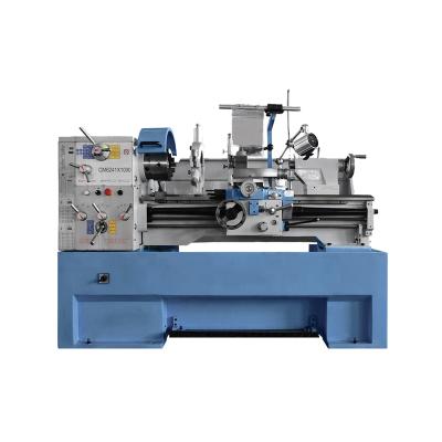 China Building Material Shops Auto Metal Spindle Hole Bench Manual Motor Lathe Machine for sale