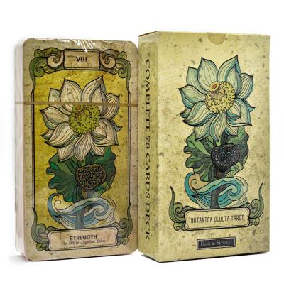 China Paper Tarot OEM Art Paper Cards High Quality Custom Tarot Gold Foil Tarot Deck Wholesale High Quality Customized Oracle Cards With Box for sale