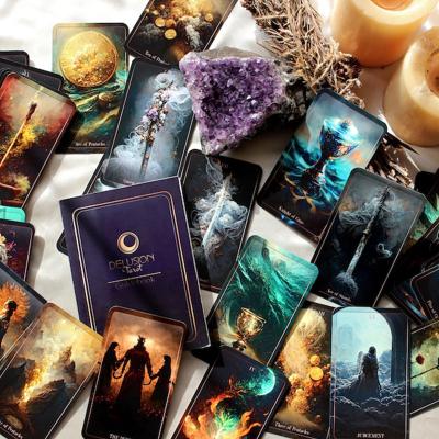 China Paper 2023 Oracle Card Custom Printing Tarot High-Quality Gift Durable Poker Playing Cards for sale