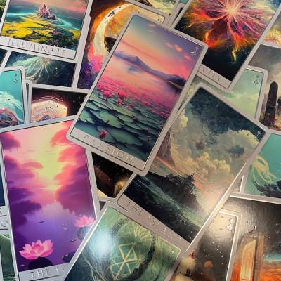 China Paper Wholesale Vintage Classics Tarot cards Custom Tarot card Printing tarot cards and oracles with Guidebooks for sale