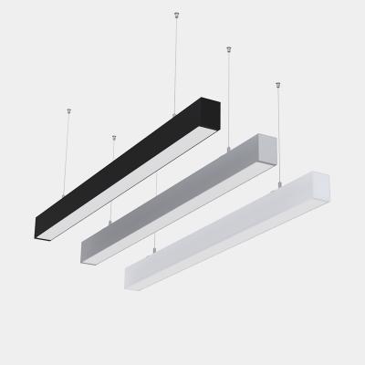 China Commercial Smart Office Plants 120Cm Across Etl Recessed Linear Pendant LED Square Lamp Lights for sale