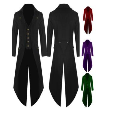 China New Fashion Men's Coat Anorak Steampunk Goth Anti-Shrink Coat Mens Dress for sale