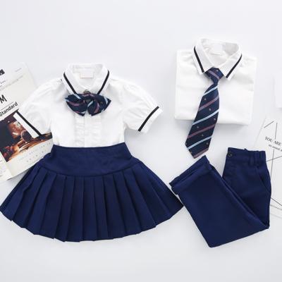 China Senior + Pant Sets Primari School Uniform Dress Polyester Shirts Matching Formal School Uniform / Cotton School Uniform for sale