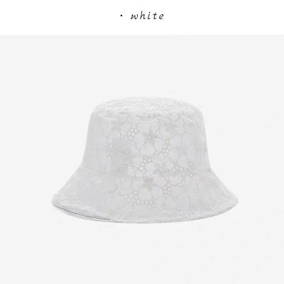 China Pretty Beautiful Elegant Custom Made Character Lace Bucket Hat For Women for sale