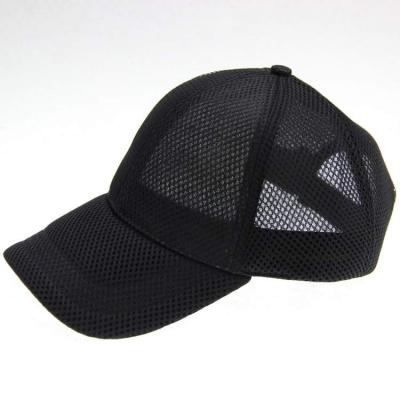 China YUEXING Free Sample Custom 6 Panel Sandwich Full Mesh Baseball Cap Denim Trucker Hat for sale