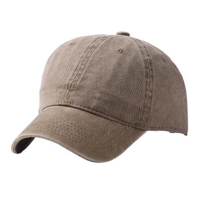 China JOINT plain stressed 6 panel unisex baseball cap for sale