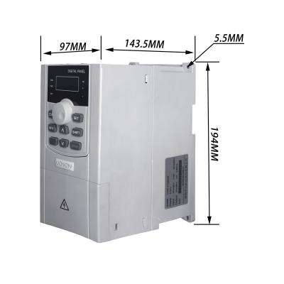 China Fast Delivery 5.5KW Motor Inverter Frequency Converter Speed ​​Controller Ect MINI VFD 380V Three Phase AC Driver 380V for sale