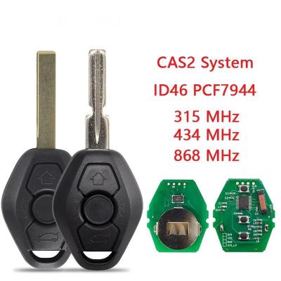 China ABS Plastic BMW 1 3 5 7 E Series CAS2 7944 Car Remote Key for sale