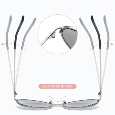 China Fashion Sunglasses Deal 2022 Sun Glasses Metal Steampunk Mirror Spring Round Sense Vintage Mens Sun Glasses For Men Wome for sale