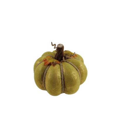 China Foam Autumn Christmas Stage Decoration Craft Fabric Indoor Natural Handmade Pumpkin for sale